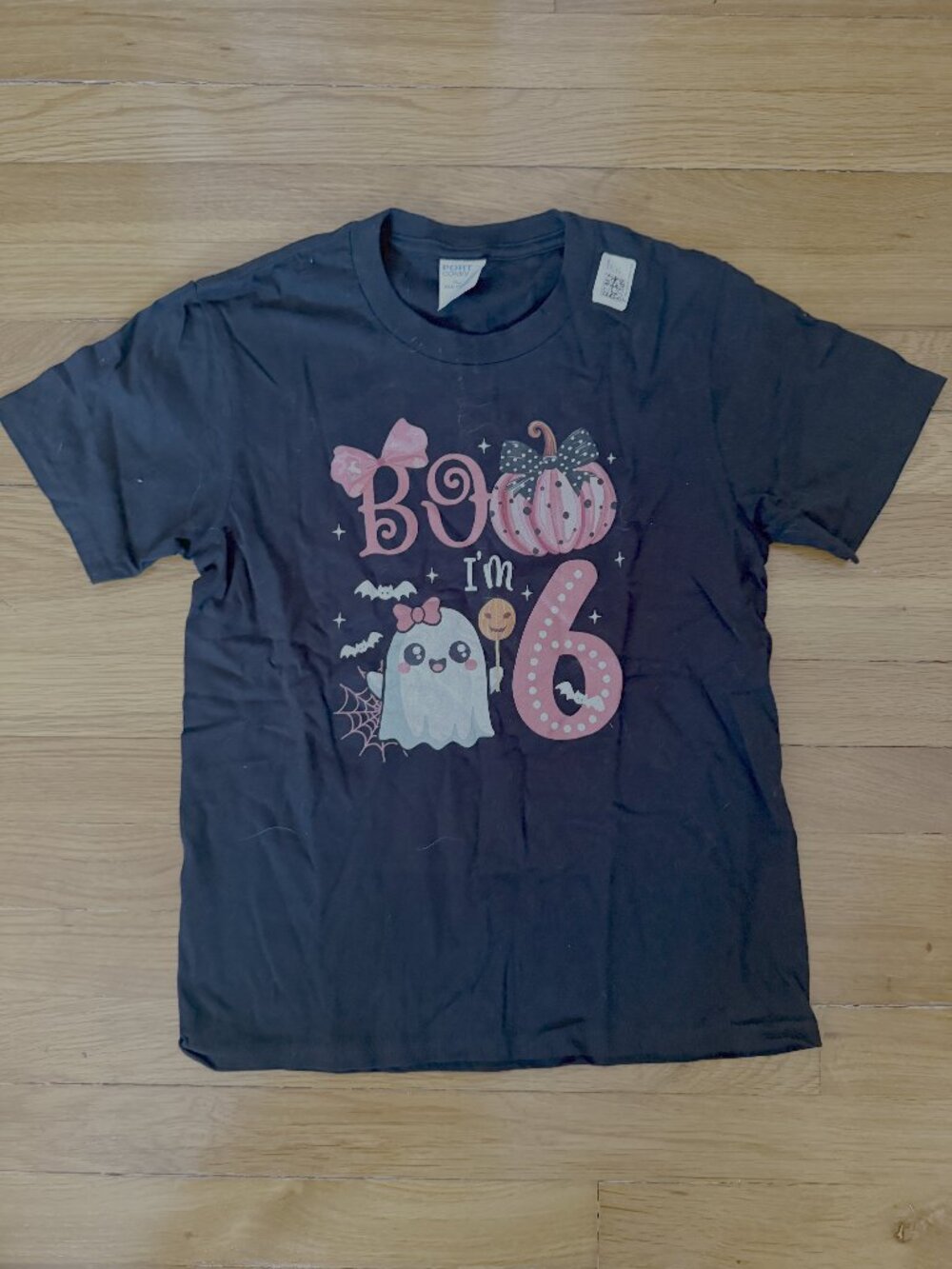 Ghost Boo I'm 6 Tee Shirt Size M